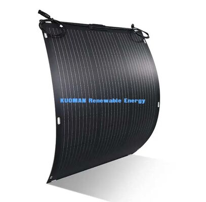 Panel solar flexible de 105W y 19.4V, Módulo solar flexible de 360 grados para superficies curvas