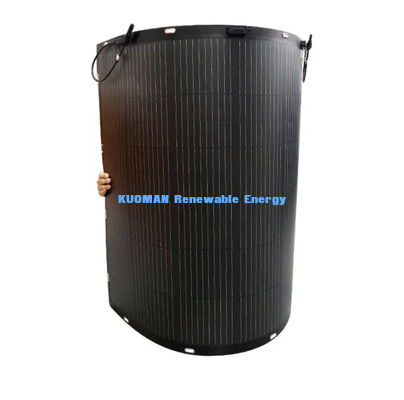 Panel Solar Flexible de 200W, Módulo Solar Curvable de Alta Eficiencia del 23% para RV, Barco, Yates, Balcón, Energía Fuera de Red