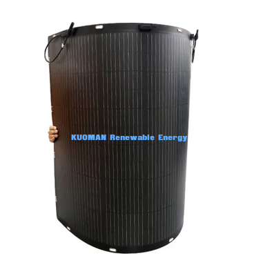 Panel solar flexible de 200W de uso pesado, solar flexible reforzado con fibra de carbono para RV y viajes marítimos a largo plazo