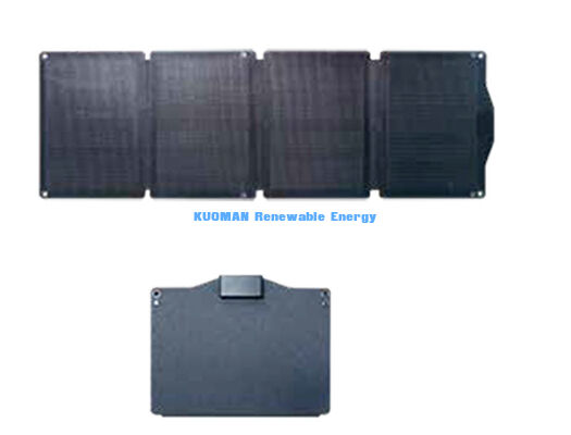Panel solar portátil plegable de 50W, cargador solar ETFE DC USB-A Tipo-C para acampar y hacer senderismo