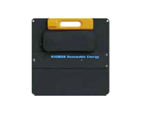 Cargador solar plegable monocristalino de 105W, panel solar portátil impermeable para viajes por carretera en furgoneta