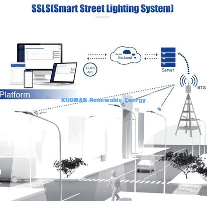 Luz LED Inteligente para Calle | Alimentada por Energía Solar, Sensor de Movimiento, Monitoreo Remoto para Iluminación Vial