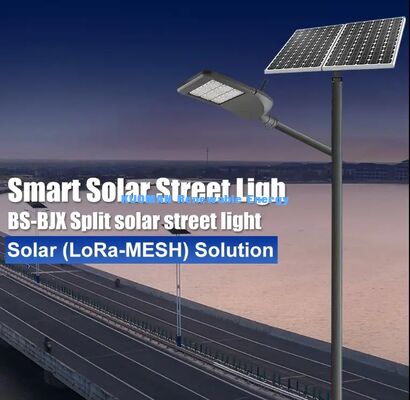 Lámpara de calle inteligente controlada a distancia | Wifi / 4G opcional, Iluminación duradera para carreteras exteriores
