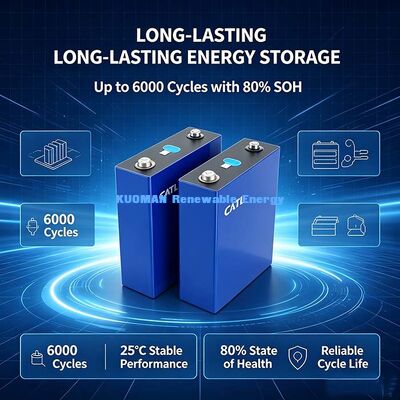 Célula de batería LiFePO4 prismática CATL de 3.2V 100Ah, barras colectoras de conexión gratuitas, celda de litio para fabricación de paquetes de baterías de 12V 24V 48V