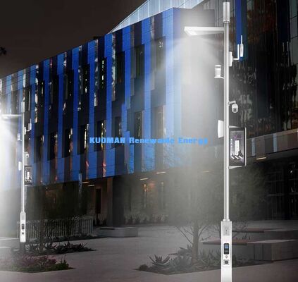 Poste de luz inteligente para calles, Poste inteligente integrado para comunidad inteligente, área escénica y carretera urbana
