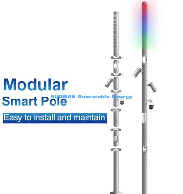 Poste Inteligente Modular BS-15 | Farola Inteligente para Ciudad IoT Todo en Uno con Cámara, WiFi y Llamada de Emergencia